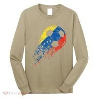 Venezuela Soccer Venezuelan Flag Pride Soccer Player Long Sleeve Shirt thumb 0