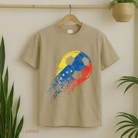 Venezuela Soccer Venezuelan Flag Pride Soccer Player T-Shirt thumb 2