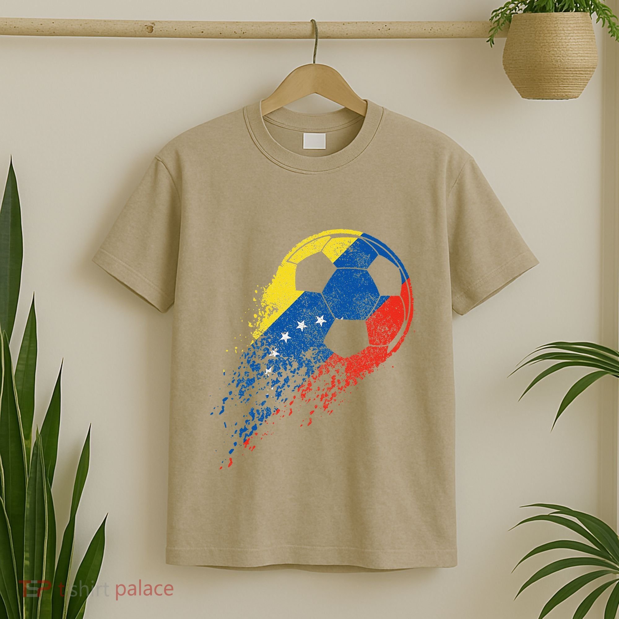 Venezuela Soccer Venezuelan Flag Pride Soccer Player T-Shirt