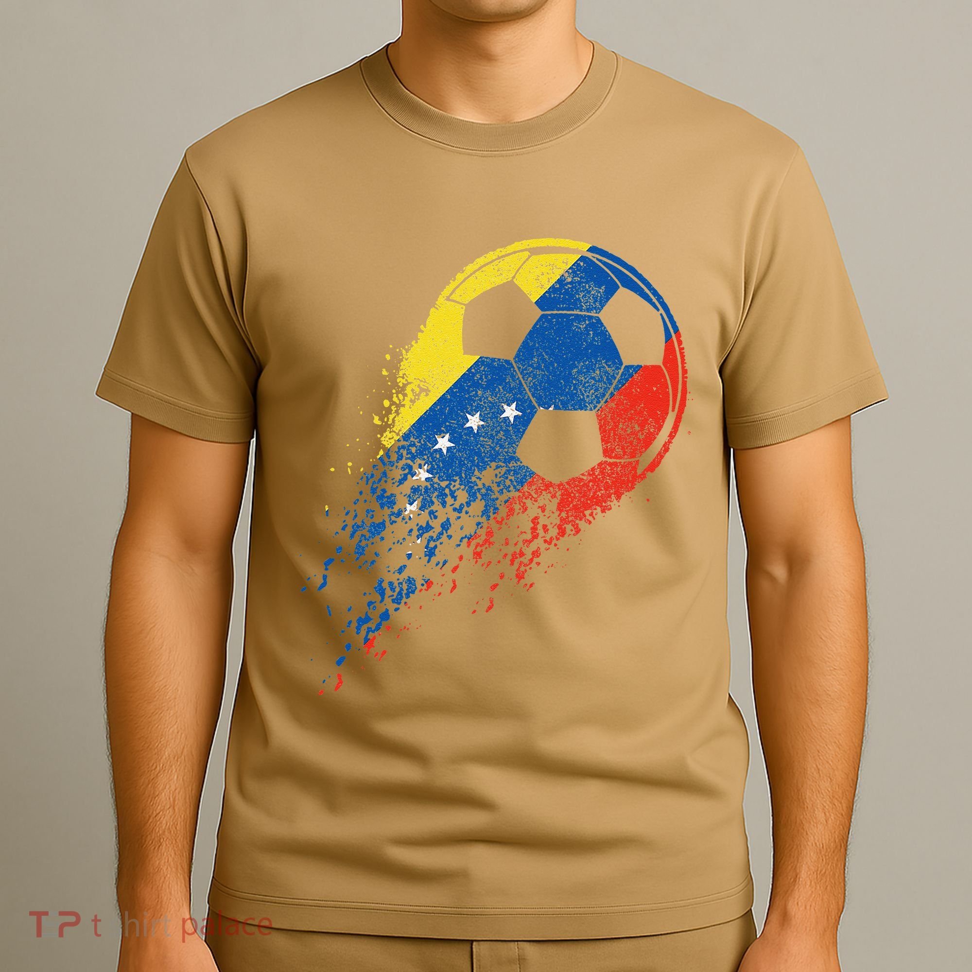 Venezuela Soccer Venezuelan Flag Pride Soccer Player T-Shirt
