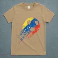 Venezuela Soccer Venezuelan Flag Pride Soccer Player T-Shirt thumb 5