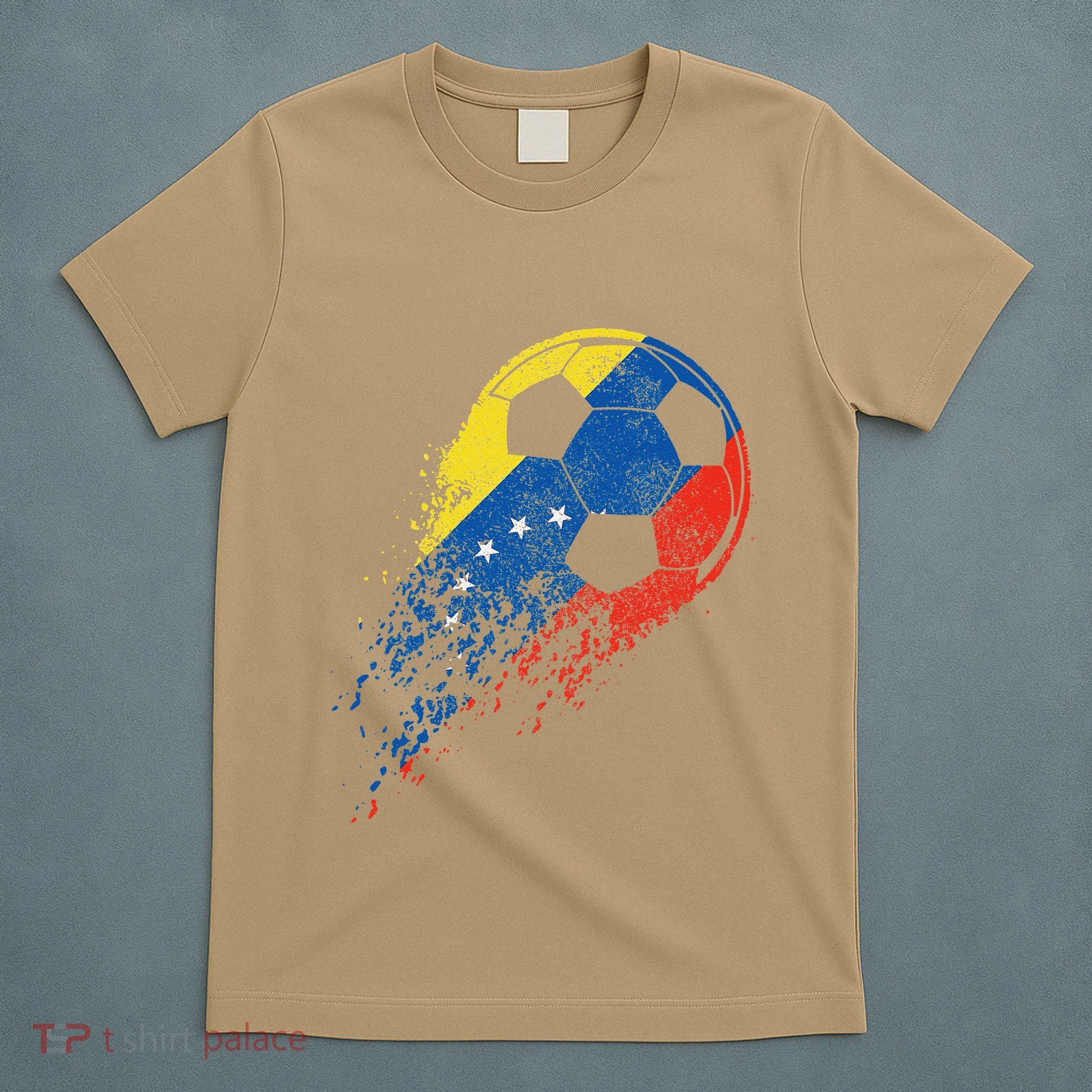 Venezuela Soccer Venezuelan Flag Pride Soccer Player T-Shirt