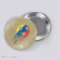 Venezuela Soccer Venezuelan Flag Pride Soccer Player Button thumb 0