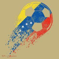 Venezuela Soccer Venezuelan Flag Pride Soccer Player Mousepad thumb 1