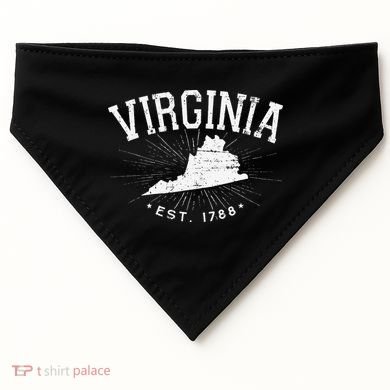 Virginia State Virginia Lover USA-Made Doggie Bandana