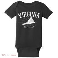 Virginia State Virginia Lover Baby Bodysuit thumb 0