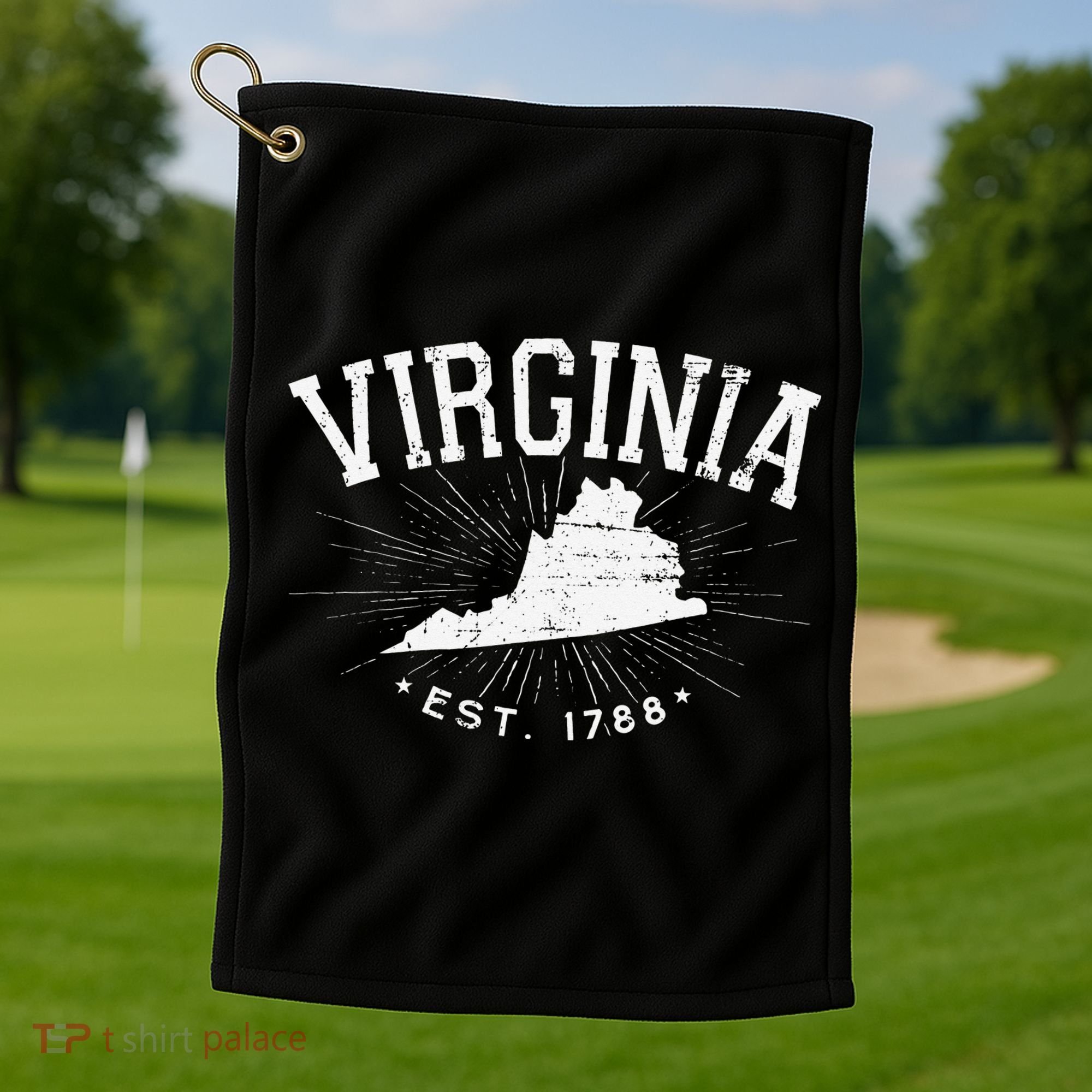 Virginia State Virginia Lover Golf Towel