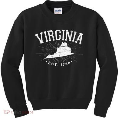 Virginia State Virginia Lover Kids Sweatshirt