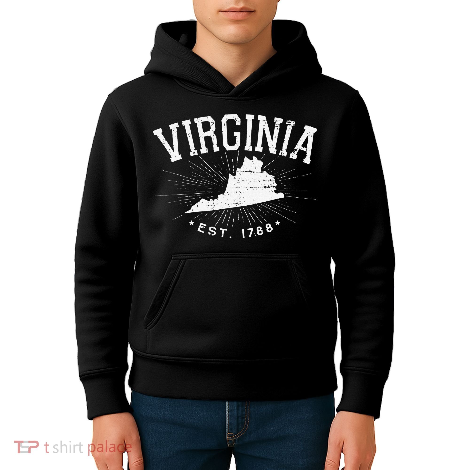 Virginia State Virginia Lover Kids Hoodie