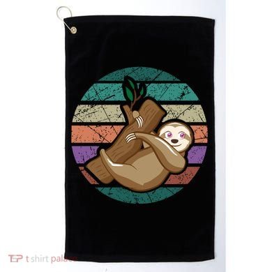 Vintage Sloth Golf Towel