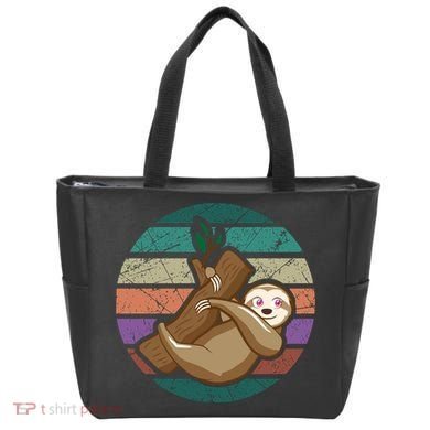 Vintage Sloth Tote Bag