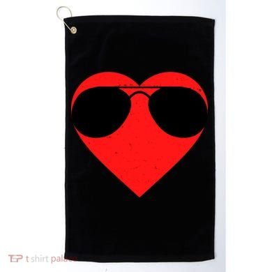 Valentines Shades Golf Towel