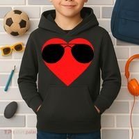 Valentines Shades Kids Hoodie thumb 2