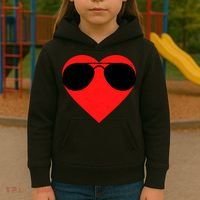 Valentines Shades Kids Hoodie thumb 3