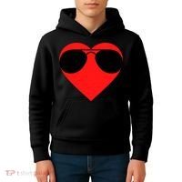 Valentines Shades Kids Hoodie thumb 4