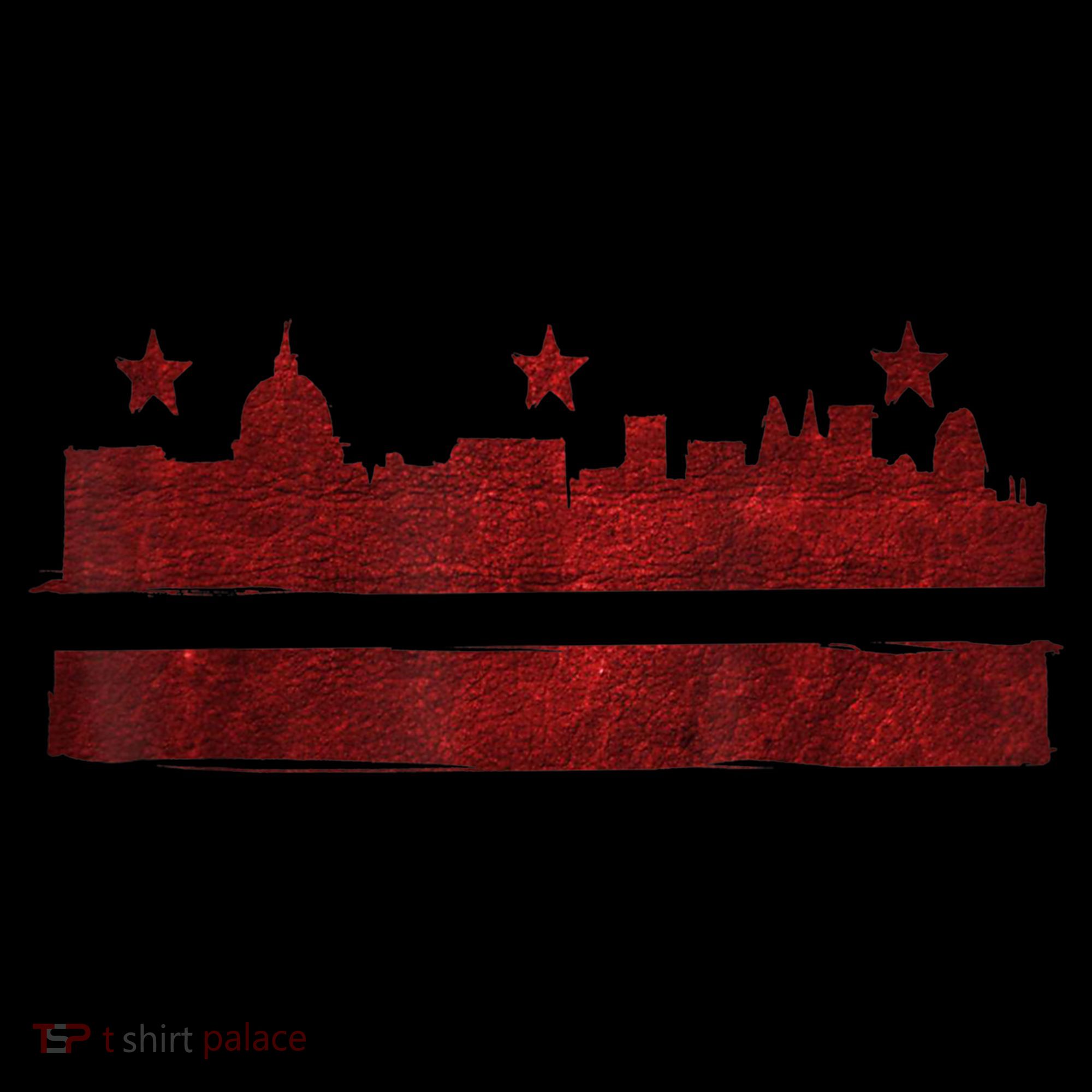 Vintage Skyline Washington Dc Flag Cities Usa Pride TShirt T-Shirt