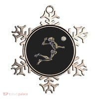 Volleyball Skeleton Women Volleyball Player Halloween Ornament thumb 0