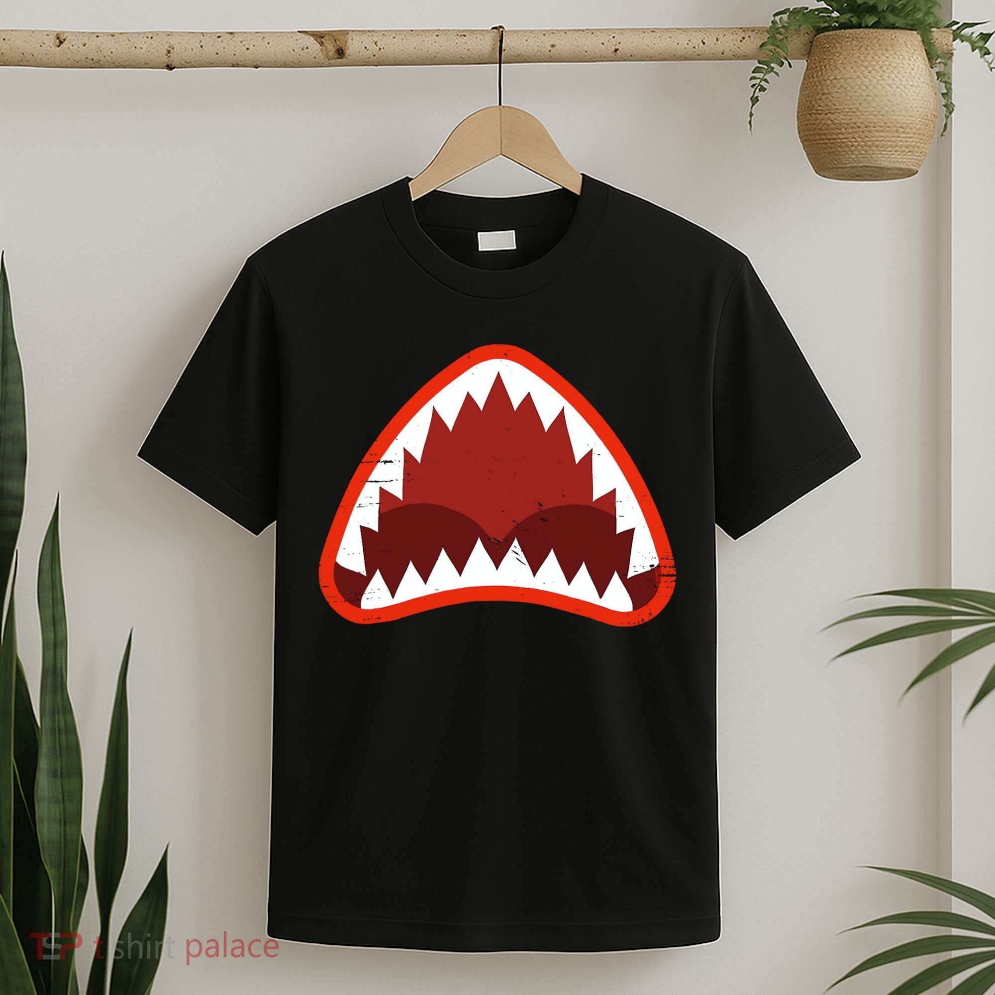 Vintage Shark With Open Mouth T-Shirt