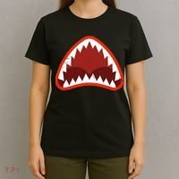 Vintage Shark With Open Mouth T-Shirt thumb 4