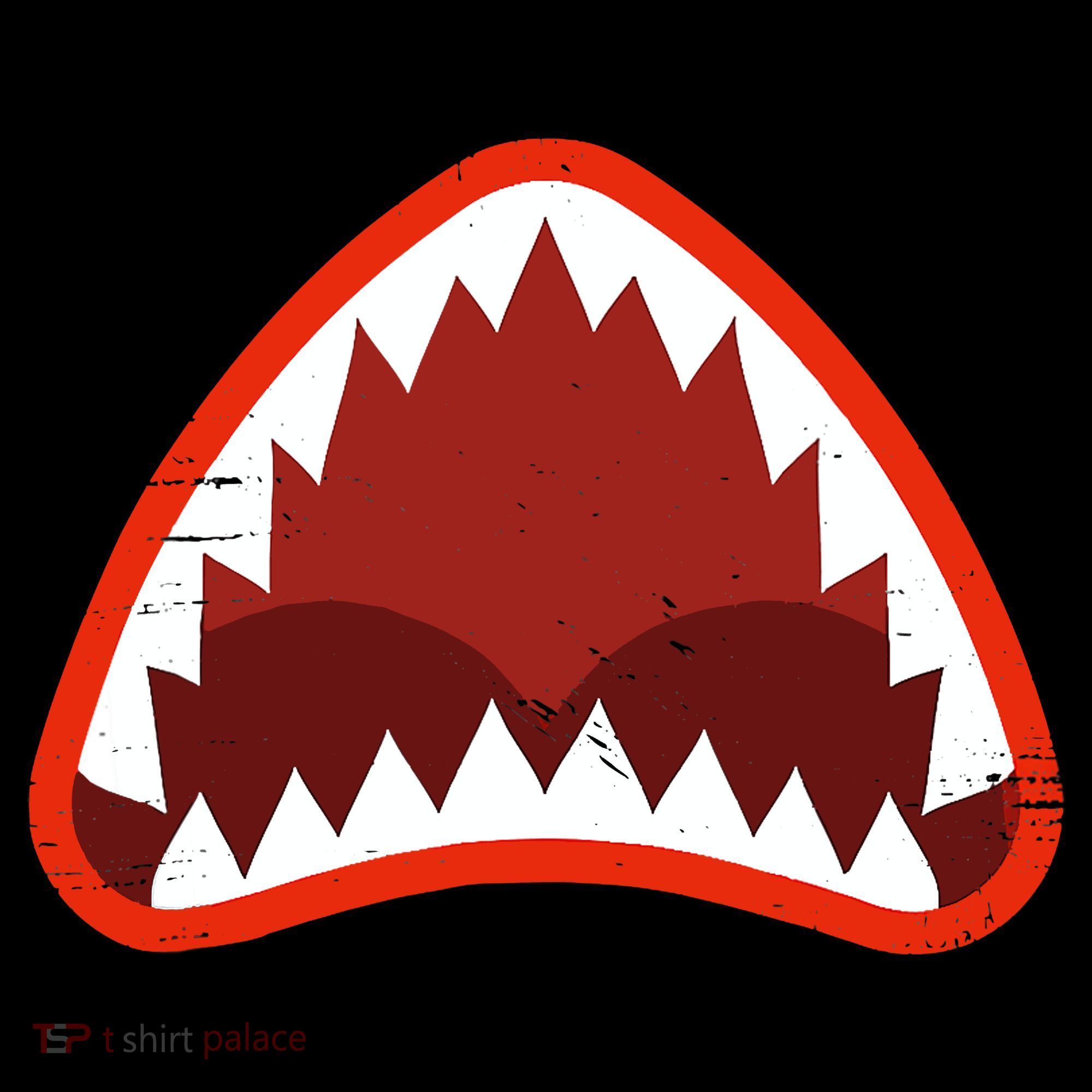 Vintage Shark With Open Mouth T-Shirt