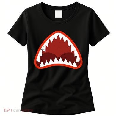 Vintage Shark With Open Mouth Women's T-Shirt