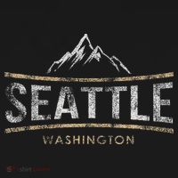 Vintage Seattle Washington Retro Mountain Travel Souvenir T-Shirt thumb 7
