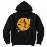 Volleyball Skeleton Women Volleyball Player Hoodie thumb 0