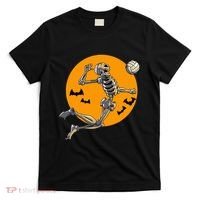 Volleyball Skeleton Women Volleyball Player T-Shirt thumb 0