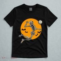 Volleyball Skeleton Women Volleyball Player T-Shirt thumb 5