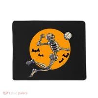 Volleyball Skeleton Women Volleyball Player Mousepad thumb 0
