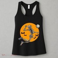Volleyball Skeleton Women Volleyball Player Women's Tank Top thumb 3