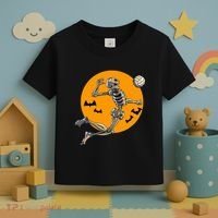 Volleyball Skeleton Women Volleyball Player Toddler T-Shirt thumb 3