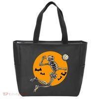 Volleyball Skeleton Women Volleyball Player Tote Bag thumb 0