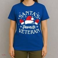 Veteran Santa Xmas Santa's Favorite Veteran Santas Favorite Great Gift T-Shirt thumb 4