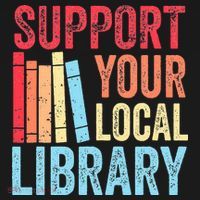 Vintage Support Your Local Library Book Readers Lovers T-Shirt thumb 7