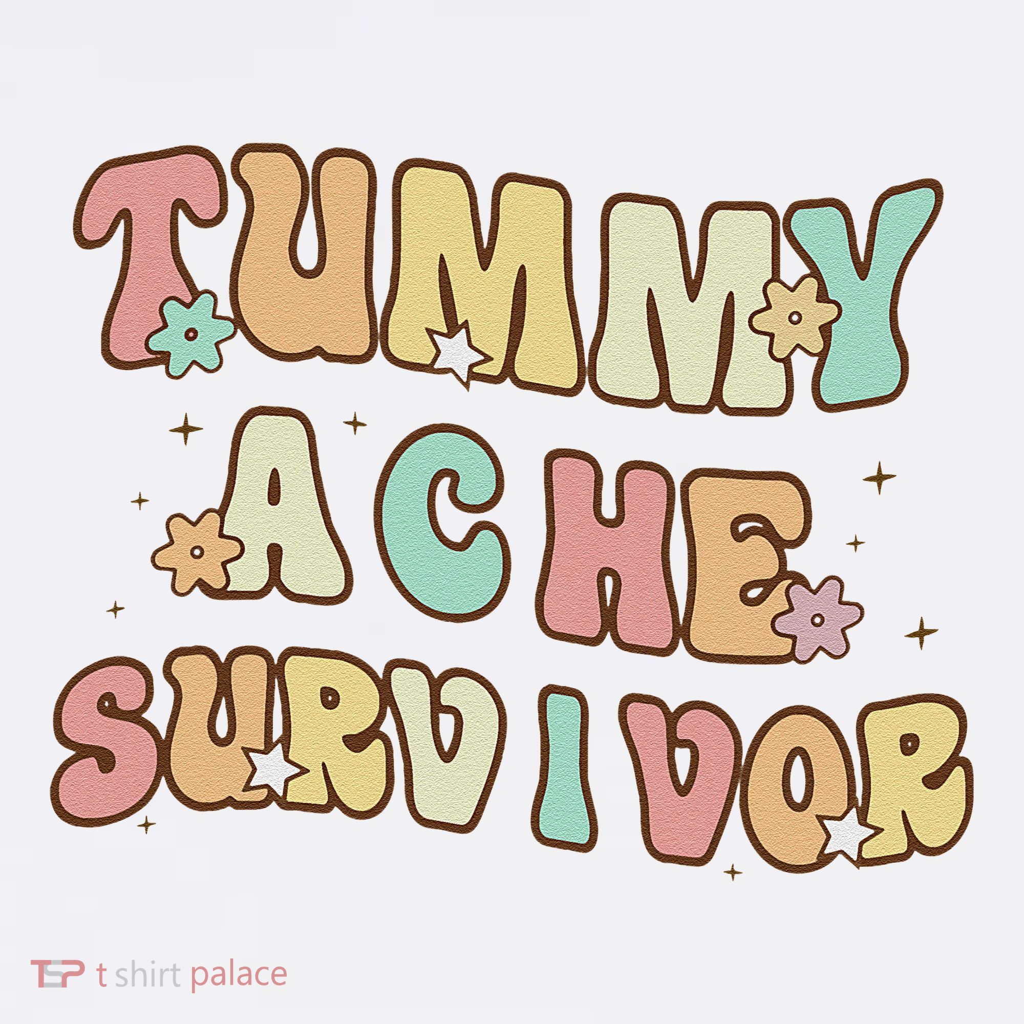 Vintage Tummy Ache Survivor T-Shirt