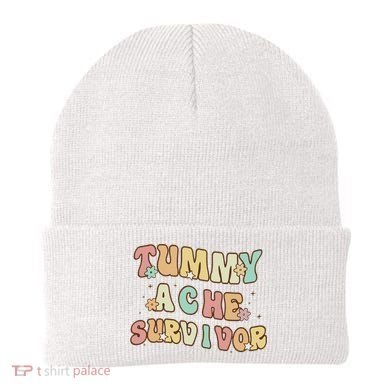 Vintage Tummy Ache Survivor Beanie