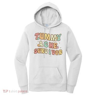 Vintage Tummy Ache Survivor Women's Hoodie