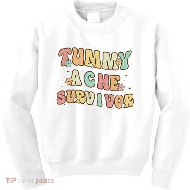 Vintage Tummy Ache Survivor Kids Sweatshirt
