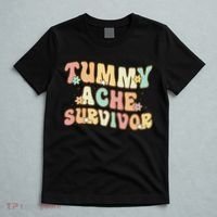 Vintage Tummy Ache Survivor Retro T-Shirt thumb 5