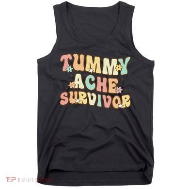 Vintage Tummy Ache Survivor Retro Tank Top