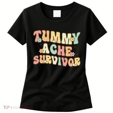 Vintage Tummy Ache Survivor Retro Women's T-Shirt