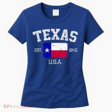 Vintage Texas Austin Est 1845 Souvenir Gift Cute Gift Women's T-Shirt