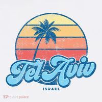 Vintage Tel Aviv Israel Classic 70s Retro Surfer T-Shirt thumb 7