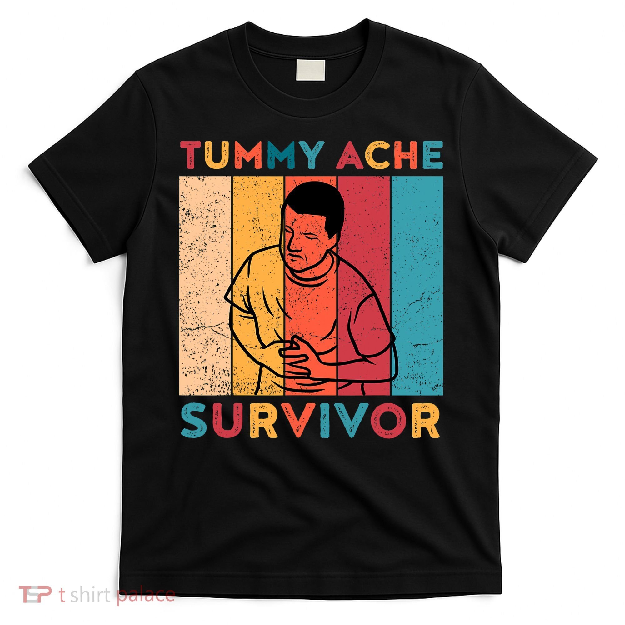 Vintage Tummy Ache Survivor T-Shirt