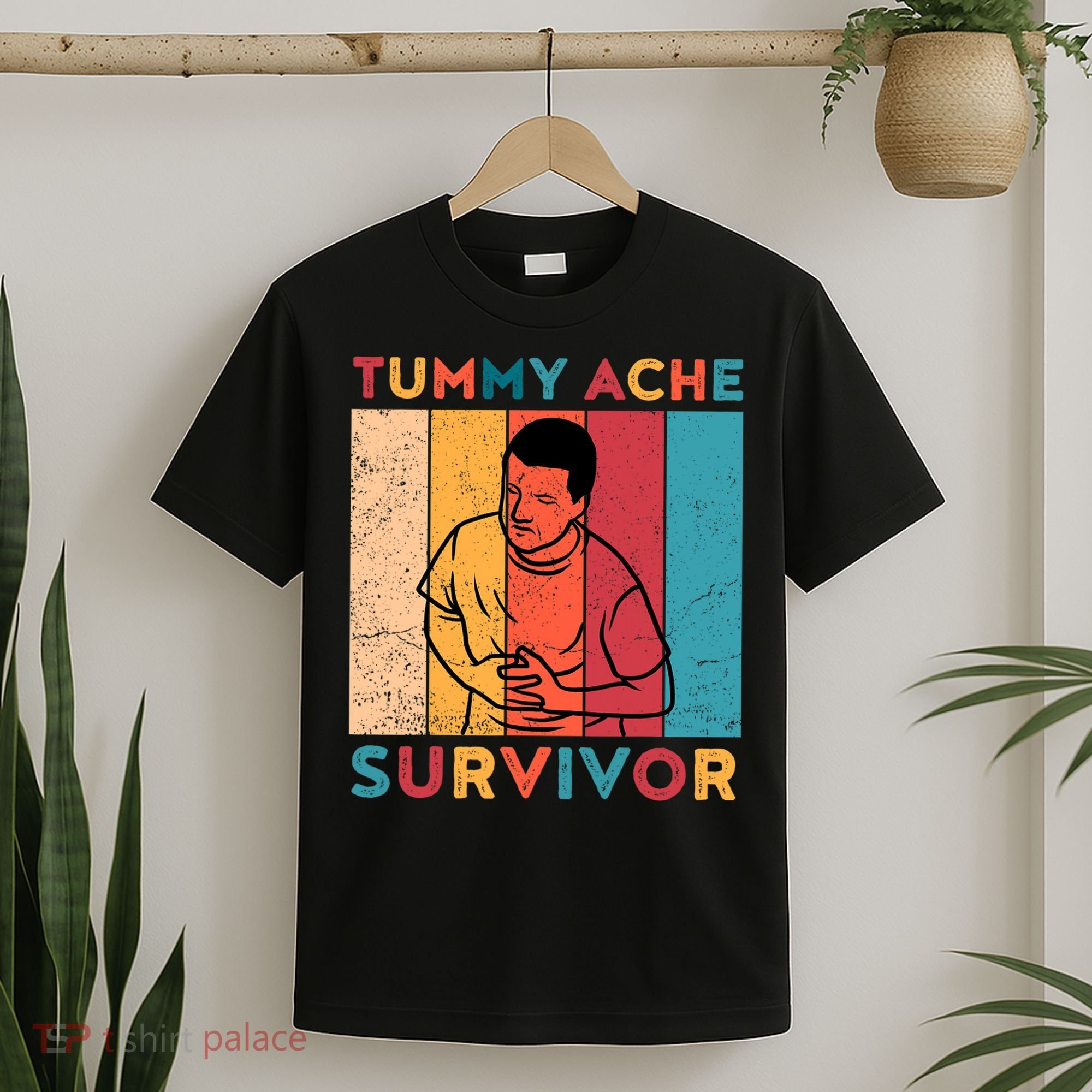 Vintage Tummy Ache Survivor T-Shirt