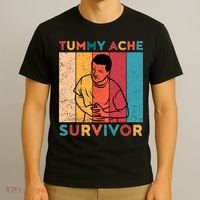 Vintage Tummy Ache Survivor T-Shirt thumb 3