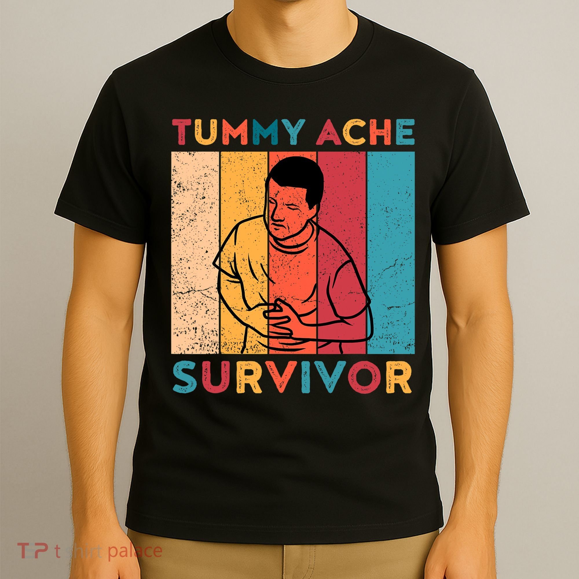 Vintage Tummy Ache Survivor T-Shirt
