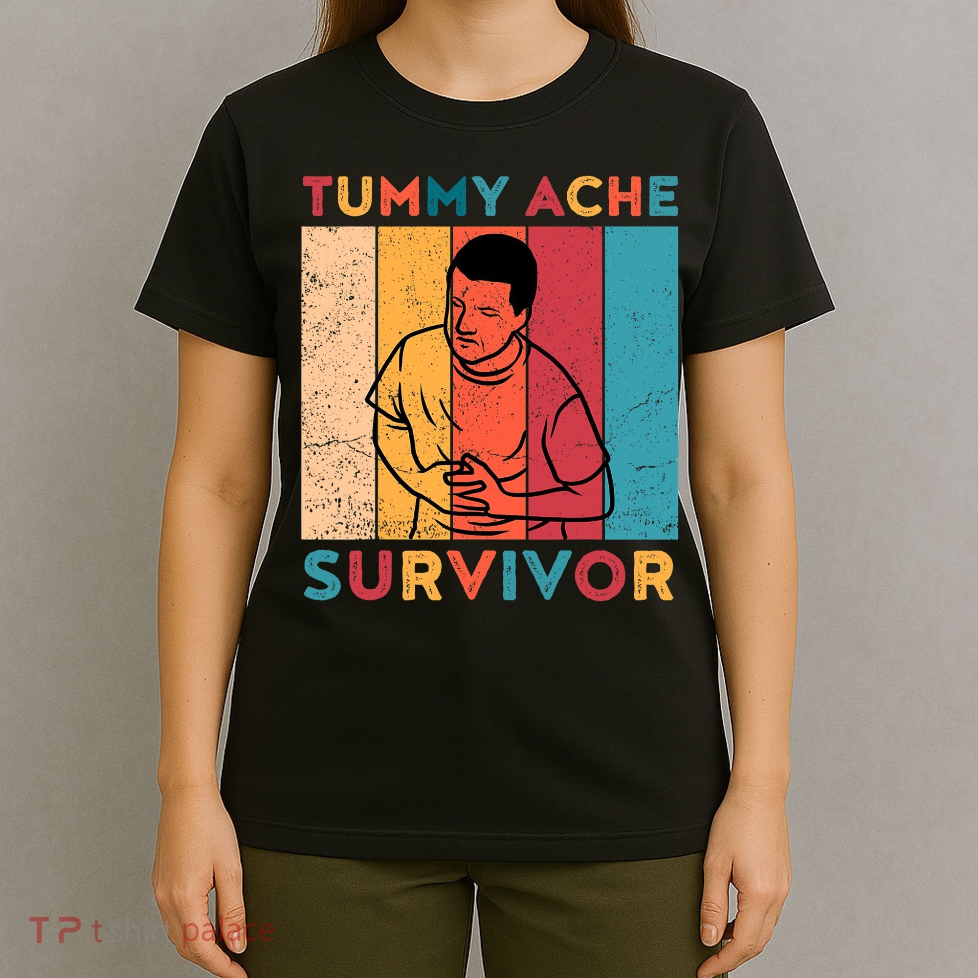 Vintage Tummy Ache Survivor T-Shirt