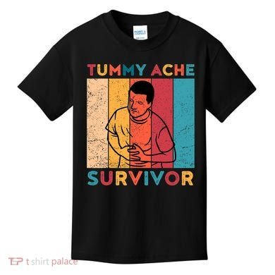Vintage Tummy Ache Survivor Kids T-Shirt